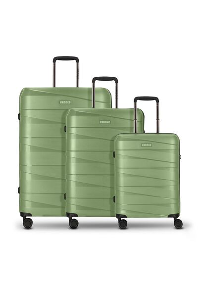 REDOLZ Essentials 10 3-SET 4 Rollen Kofferset 3-teilig