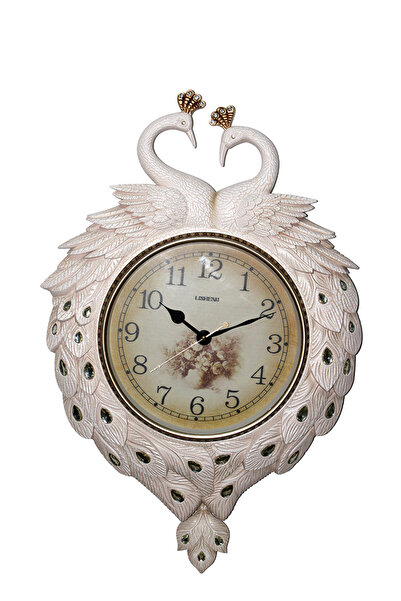 MEVAFA Wall Hanging Peacock Clock