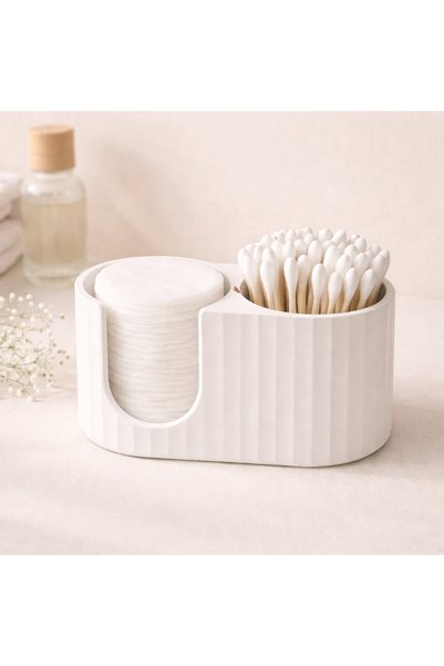 DERYA3D Maker shop Minimal Tasarımlı Pamuk & Kulak Çubuğu Düzenleyici | Şık v...