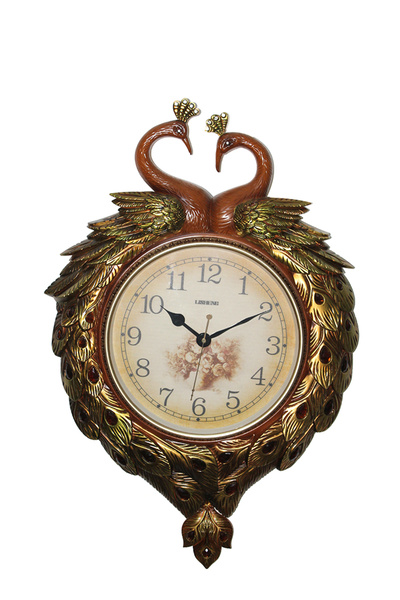 MEVAFA Wall Hanging Peacock Clock