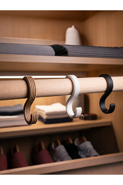 tekmation Premium Modern S Askı 3'lü Set - Mutfak Kanca, S Kanca