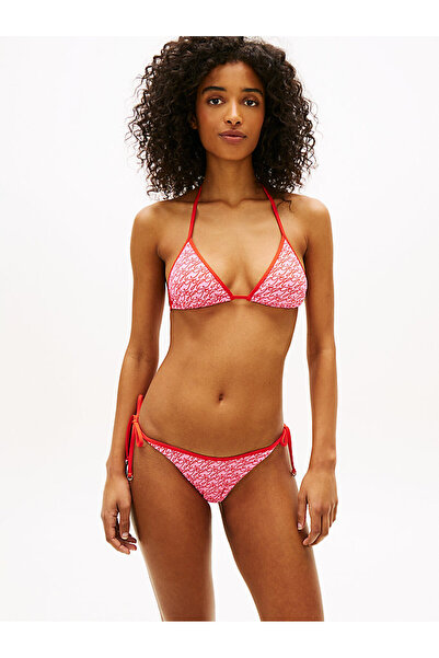Tommy Hilfiger Kadın Triangle Baskı Detaylı Bikini Üstü