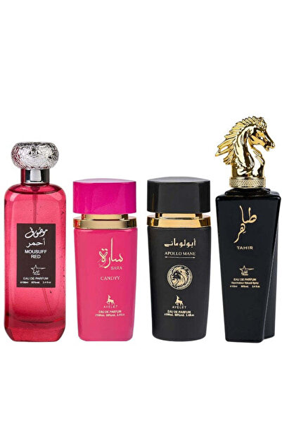 Ayelet Set of 4 Oriental Perfumes (2xWomen + 2xMen) - Mousuff Red + Sara Cand...