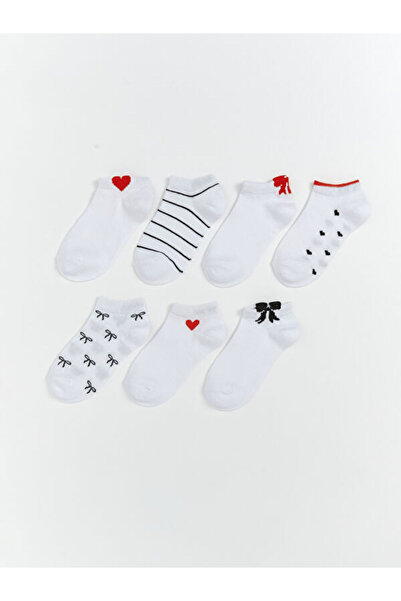 LC Waikiki RMZ CLOTHING DIFFERENCE Момичешки чорапи с мотиви, 7 чифта