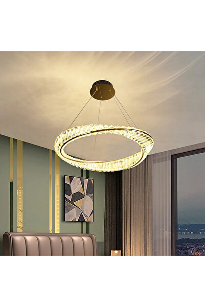 HAMER ثريا هيمن مودرن ذهبي مع لون الانارة 3اضاءات متغيرة متغيرة ( شمسي مع اصف...