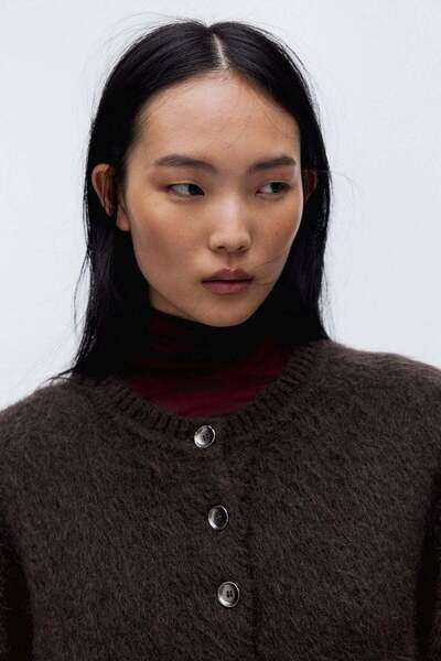 H&M Mohair-blend cardigan