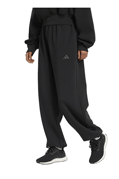 adidas JM1652 W ALL SZN SL PT Siyah Lastikli Bel Bol Kesim Düz Kadın Eşofman ...