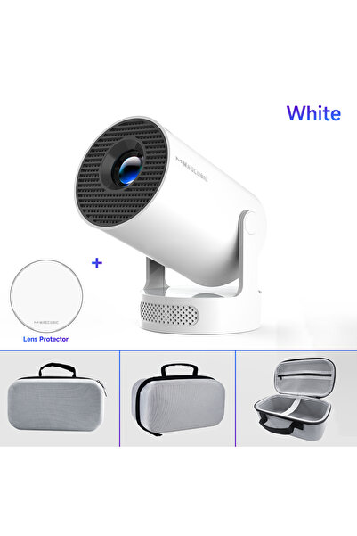 Choice13 جهاز عرض مغناطيسي مكعب HY300 Pro مزود بقابس أمريكي وعدسة بيضاء جديدة...