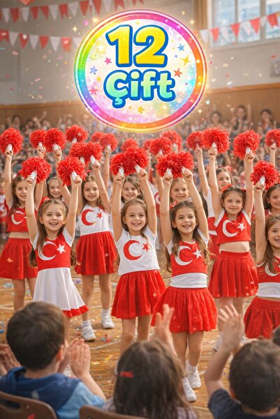 TOYFEST PonPon Mat Червоний Аміго з палицею Міцний Легкий Уболівальницький по...