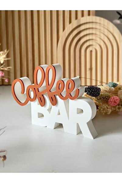 Genel Markalar Coffee Bar Dekoru, Masaüstü Coffe Yazısı, Kafe & Mutfak Dekora...