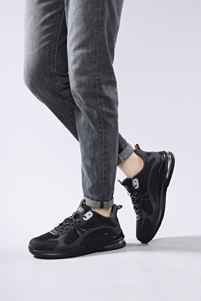 AX Boxing Pantofi sport Barbati, Aren, Piele ecologica si Textil, Talpa din s...