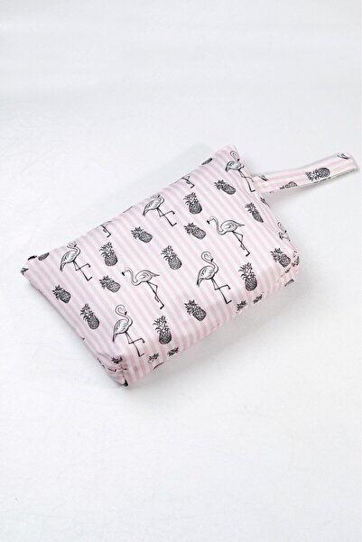 sylar Makeup Bag and Multi-Purpose Handbag Flamingo Patterned