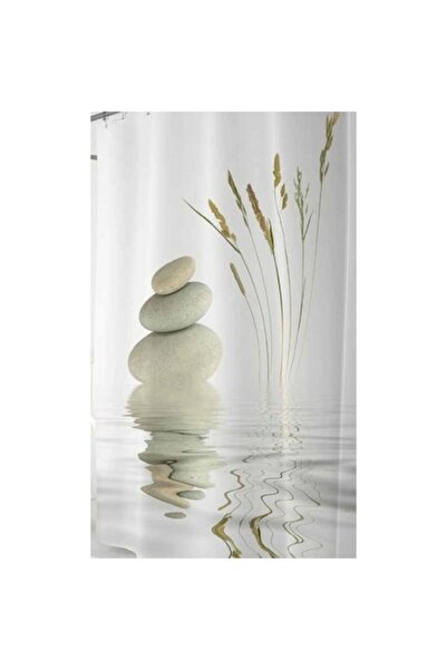 OEM Perdea de duș 3D cu 12 inele