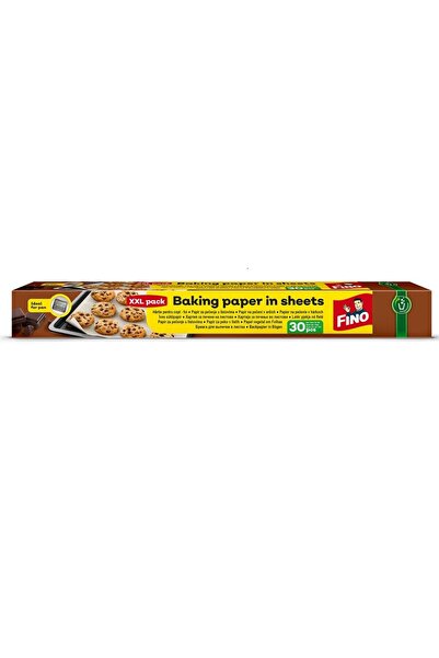 Fino Set of 3 x Fino Baking Paper, 30 sheets