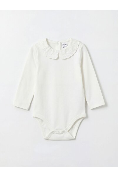 LC Waikiki Lcw Baby Long Sleeve Baby Girl Snap Fastener Bodysuit