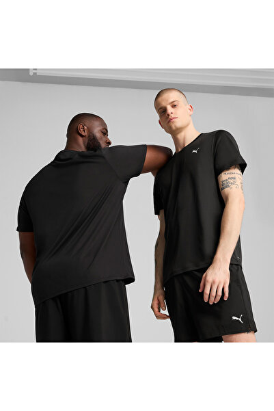 Puma Tad Essential Solid Cat Men's Black T-Shirt