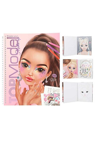 Top Model Topmodel Makyaj Boyama Kitabı Çıkartmalı 413144
