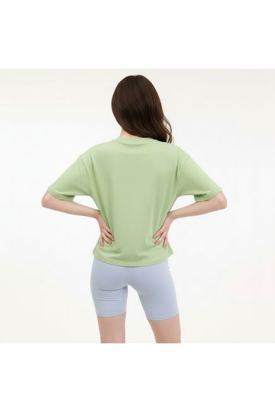 lumberjack Wl Saino 11F204 5Fx Women's Green Crew Neck T-Shirt