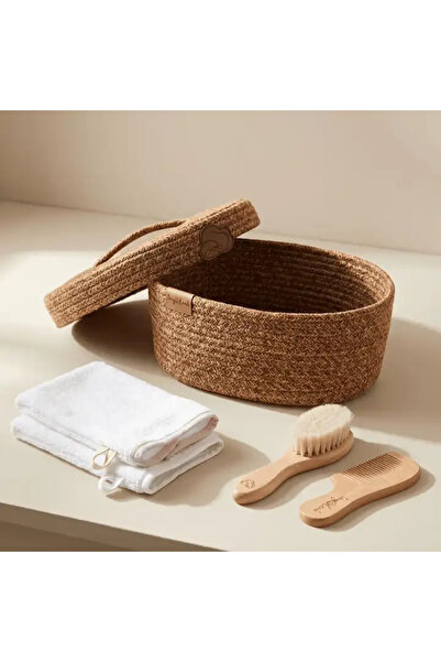 tinylamb Soft Banyo Seti | 2 Adet Banyo Kesesi - Fırça ve Tarak