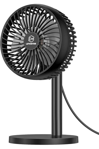 Generic 6 Inch Desk USB Fan with 4 Strong Wind