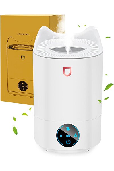 hibobi 4L Air Humidifiers,Top Fill Ultrasonic Quiet Cool Mist Humidifiers for...