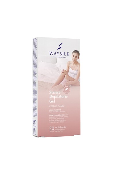 Waysilk Set 2 x 4 Benzi Depilatoare pentru Corp si Picioare, Waysilk, 20 Buca...