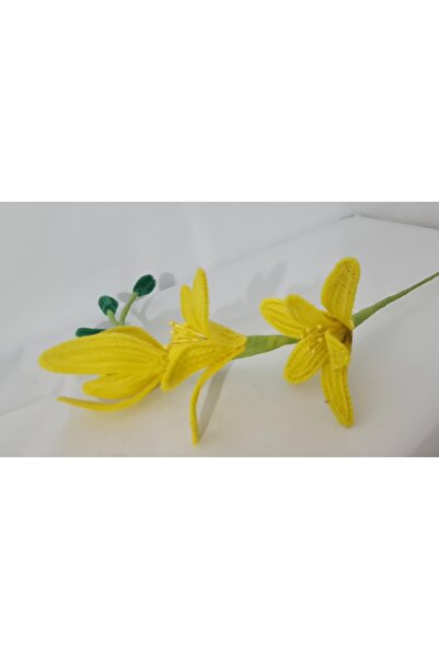 HANDDMADE Freesia made of plush wire