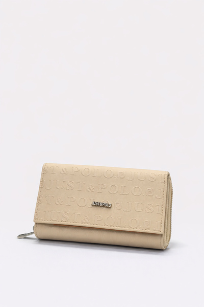 louisiana polo Just Polo Women's Wallet Cream-Tan 1003