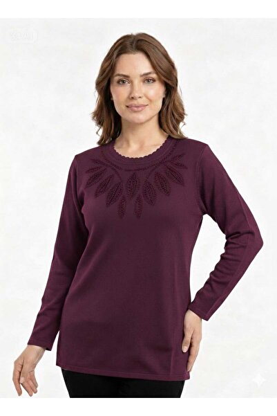 JULYA TRİKO KADIN KAZAK ANNE TRİKO771