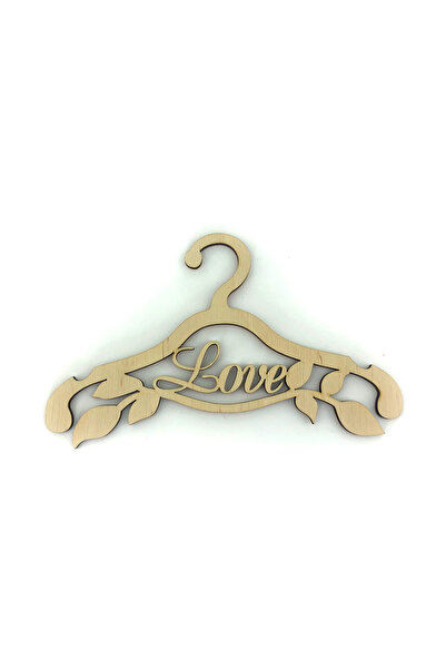 Amco Wooden baby clothes hanger set model 5, 5 pcs, 20x12x0.4 cm