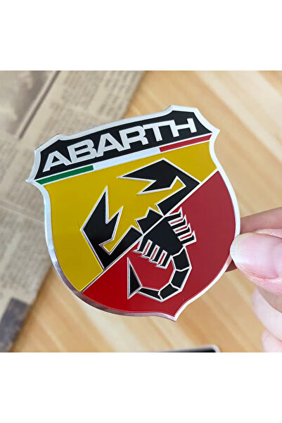 KOTO Fiat Abarth Logo 3D Aluminum Abarth Logo Emblem Sticker Badge Imported 1St Class