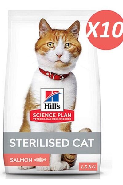 Hill's Hills S.P.Somonlu Kısırlaştırılmış Yetişkin Kedi Maması 15 Kg