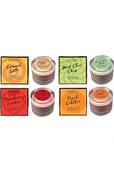 TECHNIC Duo - Exfoliant și Balsam de buze Strawerberry