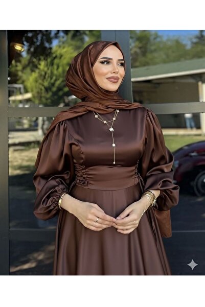 Dm Life Saten abiye çapraz bağlamalı abiye