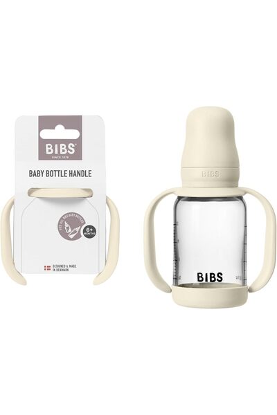 Bibs مقبض زجاجة رضاعة - سهل ومريح الإمساك - سطح مانع للانزلاق - خالٍ من مادة ...
