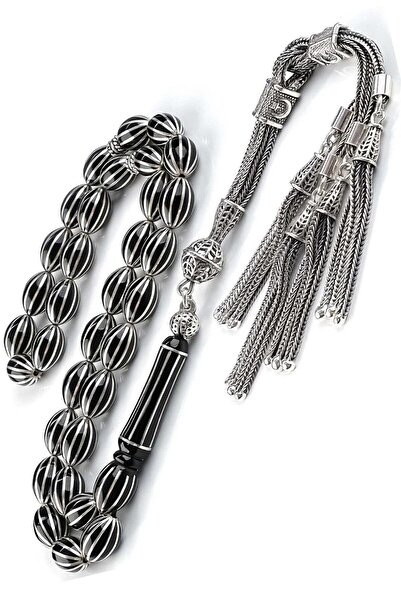 TESBİHCİBABA Anatolia Collection-Beyzi Yarma Erzurum Oltu Taşı Tesbih