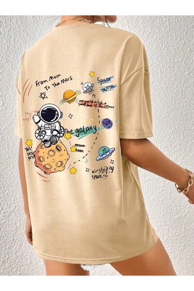 AZIZI TEKSTIL Tricou imprimat unisex Galaxy Design