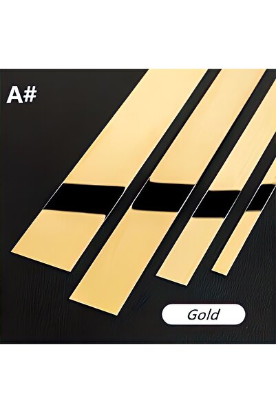 pleksiaksesuar Pleksi Aksesuar- 5 cm x244cm (1 Adet)-GOLD Kendinden Yapışkanl...