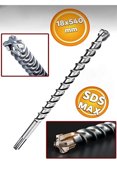 CMC Tools CMC6311 Sds Max Hilti Beton Delme Matkap Ucu 18x540 mm 4 Elmaslı
