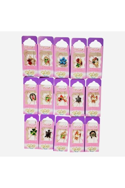 OEM Set 15 Martisoare Brose Diverse Modele – Cadouri de 1 Martie pentru Doamn...