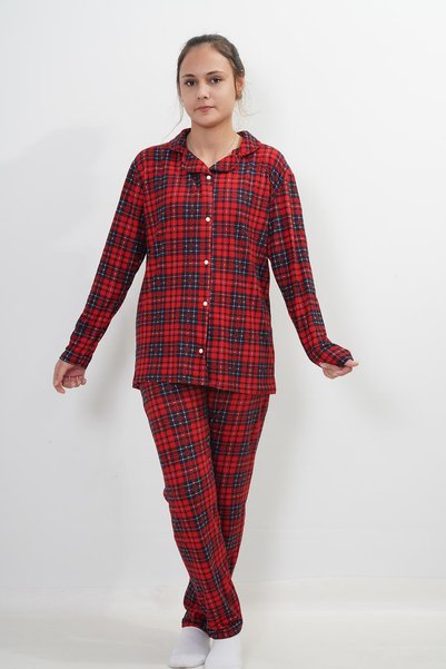 HayKids Women's Pajama Set Cotton Long Sleeve Comfortable Home Wear, Pajamas Set Patterned Pajama Bottom Top