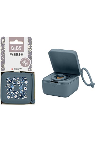 Bibs X Liberty Pacifier Box – Bobo Petrol – Hygienic Storage for Baby Pacifiers