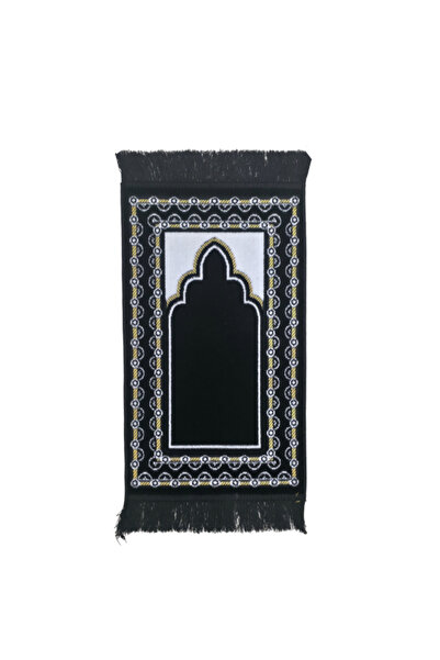 REVE سجادة صلاة إسلامية فاخرة بتصميم منقطة، مقاس 35 × 60 سم