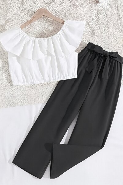 shop Combinația de țesături pentru fete din 2 piese este un produs legendar v...