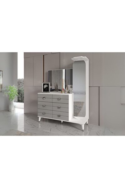 Doressa Home City Grey Boy Aynalı Şifonyer