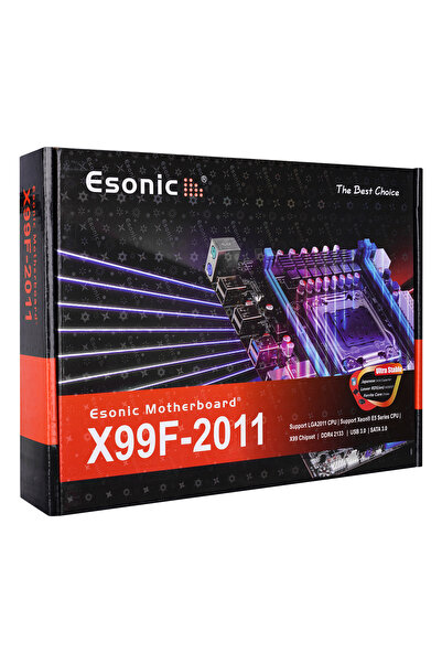 ESONIC Boxd X99F-2011EK Intel Socket 2011-v3 Xeon E5 DDR4 4x DIMMs slots 64GB...