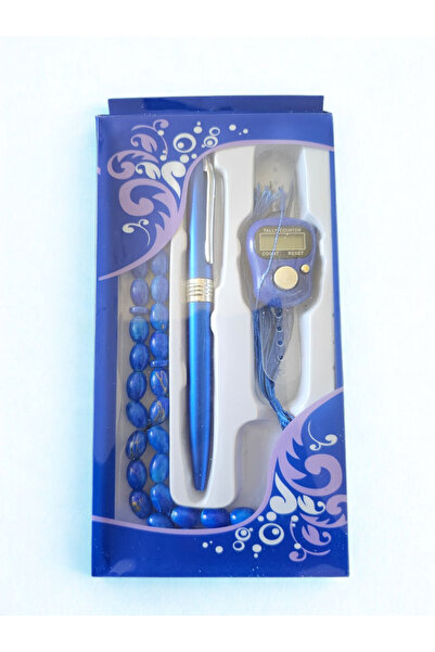 pearls مجموعة هدايا عداد رقمي بخرز قلم