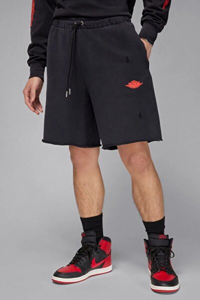 Nike Air Jordan Rare Air Fleece Short Black Pamuklu Erkek Şort Siyah