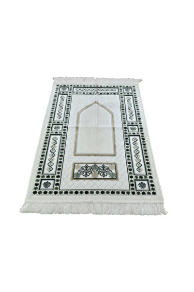 REVE Megane Premium Quality Velvet Islamic Prayer Mat 70 x 110cm