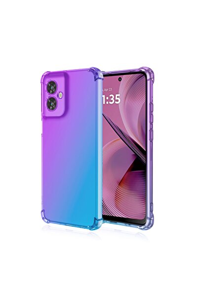 Dedux Διαφανής θήκη με προστασία γωνιών, συμβατή με Motorola Moto G55, TPU, ν...